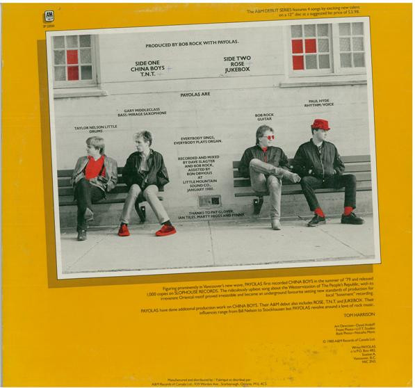 Payola$ - Introducing Payola$ | A&M Records (SP 23500) - 2