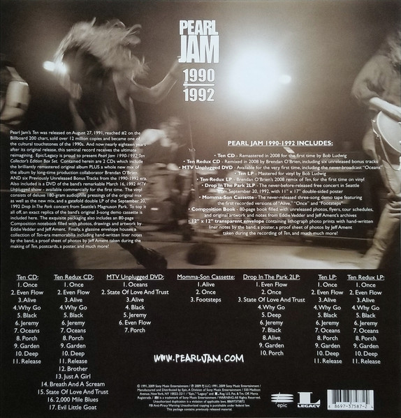 Pearl Jam - Ten | Epic (88697375872) - 4