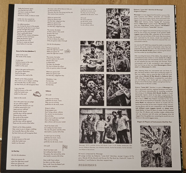 Lone Ark Aka Roberto Sanchez - Singers & Players | Messengers (MSSG007) - 4
