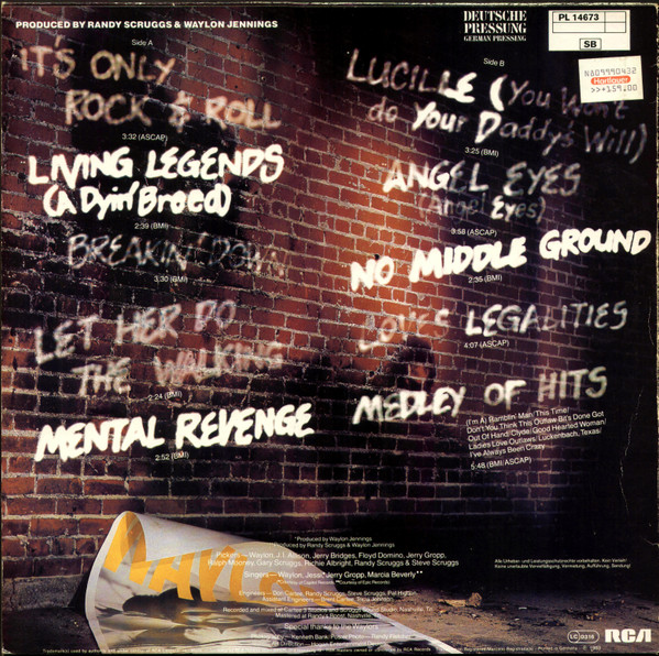 Waylon Jennings - It's Only Rock & Roll | RCA Victor (PL 14673) - 2