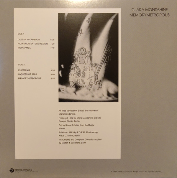 Clara Mondshine - Memorymetropolis | Survival Research (SVVRCH048) - 2