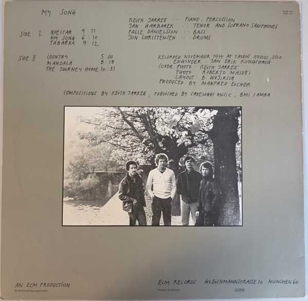 Keith Jarrett - My Song | ECM Records (ECM 1115) - 2 Keith Jarrett - My Song | ECM Records (ECM 1115) - 2
