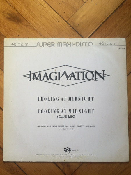 Imagination - Looking At Midnight | R & B Records (F-600903) - 2