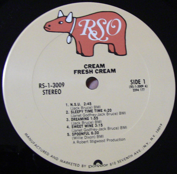 Cream - Fresh Cream | RSO (RS-1-3009) - 3
