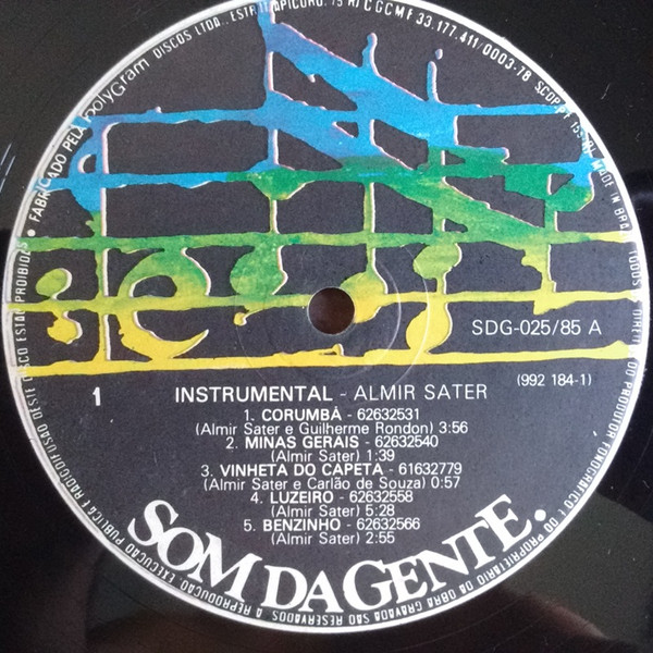 Almir Sater - Instrumental | Som Da Gente (SDG-025/85) - 4