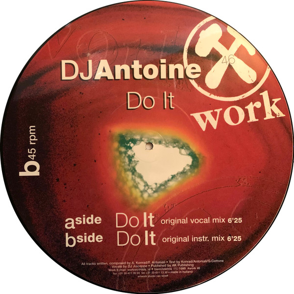 DJ Antoine - Do It | Work Records (work 46)