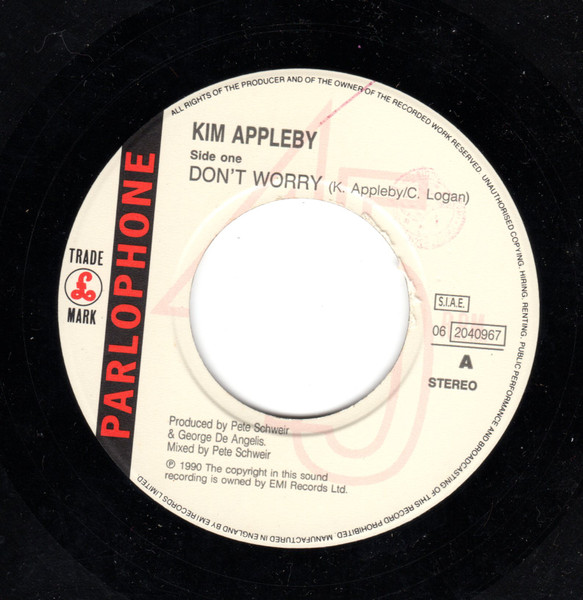 Kim Appleby - Don't Worry | Parlophone (06 2040967) - 3