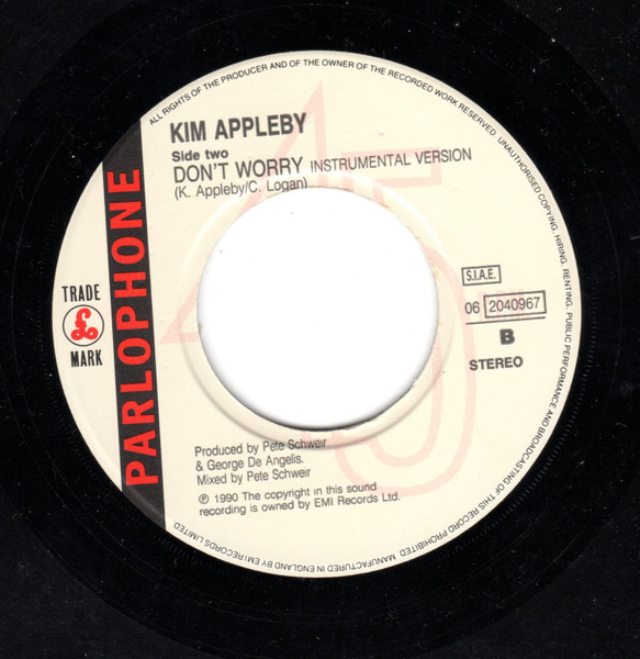 Kim Appleby - Don't Worry | Parlophone (06 2040967) - 4