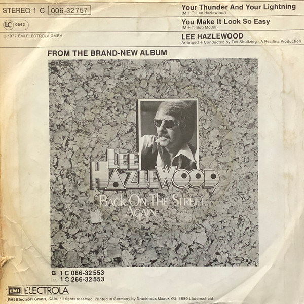Lee Hazlewood - Your Thunder And Your Lightning | EMI (1 C 006-32 757) - 2 Lee Hazlewood - Your Thunder And Your Lightning | EMI (1 C 006-32 757) - 2