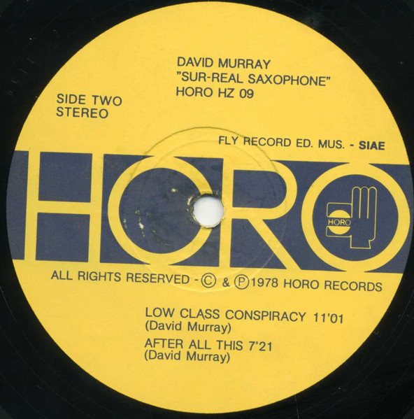 David Murray - Sur-real Saxophone | Horo Records (HZ 09) - 4 David Murray - Sur-real Saxophone | Horo Records (HZ 09) - 4