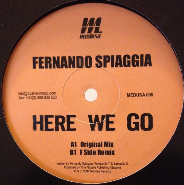 Fernando Spiaggia - Here We Go | Medusa Records (MEDUSA 005) - main