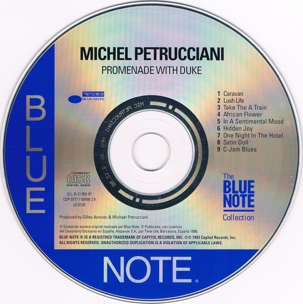 Michel Petrucciani - Promenade With Duke | Blue Note (CDP 0777 7 80590 2 8) - 4