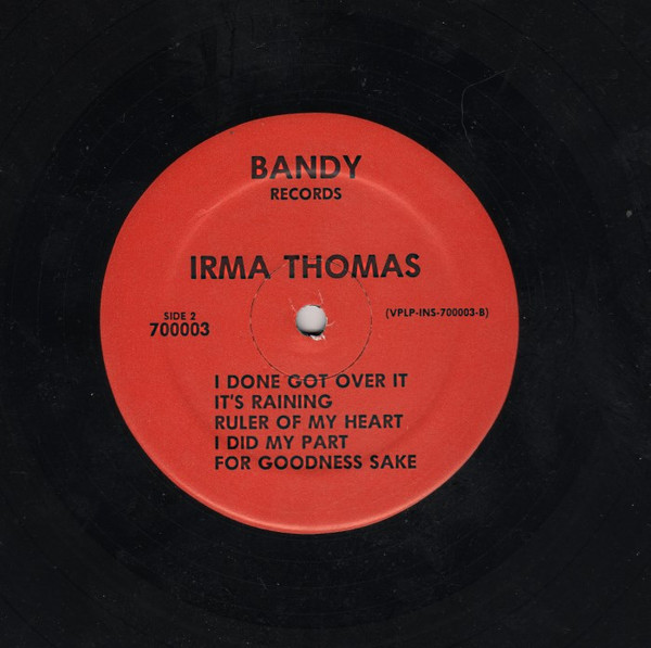Irma Thomas - Sings | Bandy Records (700003) - 4