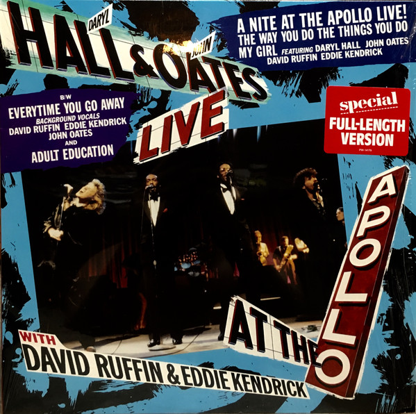 Daryl Hall & John Oates Featuring David Ruffin & Eddie Kendricks - A Nite At The Apollo Live! | RCA (PW-14179)