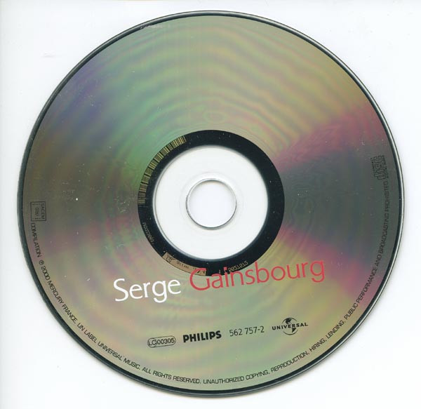 Serge Gainsbourg - Serge Gainsbourg | Philips (562 757-2) - 3 Serge Gainsbourg - Serge Gainsbourg | Philips (562 757-2) - 3