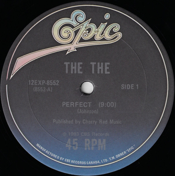 The The - Perfect / Uncertain Smile | Epic (12EXP-8552) - 3