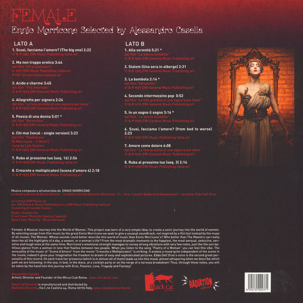 Ennio Morricone - Female | Black Cat Records (BCR0111) - 2 Ennio Morricone - Female | Black Cat Records (BCR0111) - 2