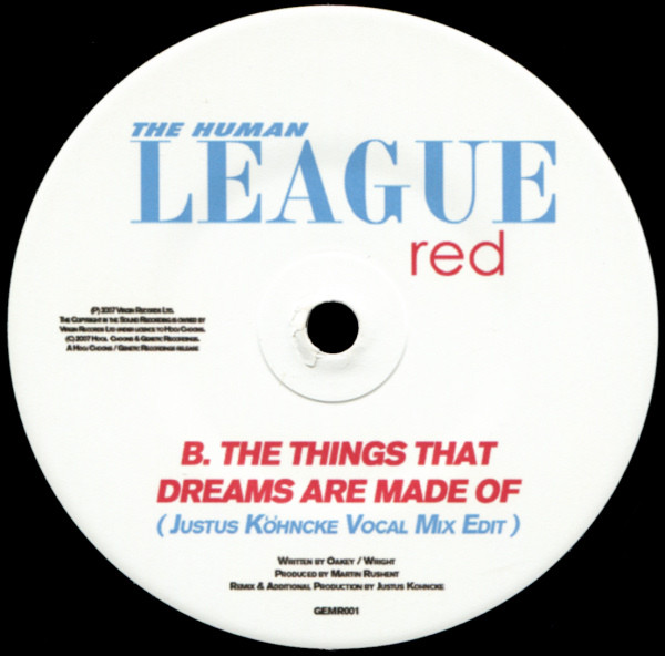 The Human League - The Things That Dreams Are Made Of | Genetic Records (GEMR001) - 4 The Human League - The Things That Dreams Are Made Of | Genetic Records (GEMR001) - 4