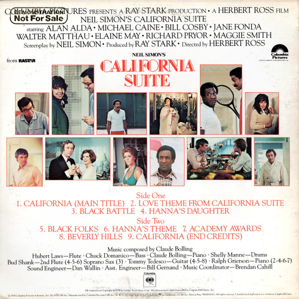 Claude Bolling - California Suite | Columbia (JS 35727) - 2 Claude Bolling - California Suite | Columbia (JS 35727) - 2