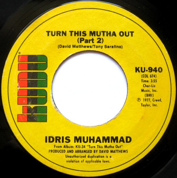 Idris Muhammad - Turn This Mutha Out | Kudu (KU-940) - 2 Idris Muhammad - Turn This Mutha Out | Kudu (KU-940) - 2