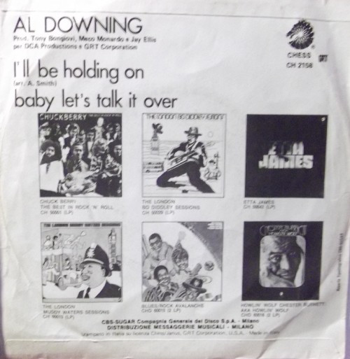 Al Downing - I'll Be Holding On | Chess (CH 2158) - 2