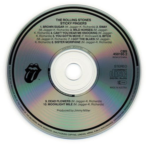 The Rolling Stones - Sticky Fingers | Rolling Stones Records (450195 2) - 3