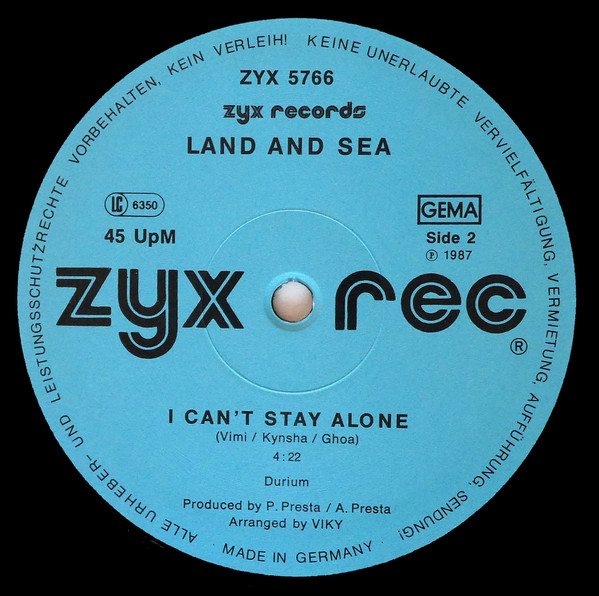 Sea And Land - Billie Jean Rap | ZYX Records (ZYX 5766) - 4 Sea And Land - Billie Jean Rap | ZYX Records (ZYX 5766) - 4