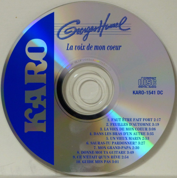 Georges Hamel - La Voix De Mon Coeur | Karo (KARO-1541 DC) - 2 Georges Hamel - La Voix De Mon Coeur | Karo (KARO-1541 DC) - 2