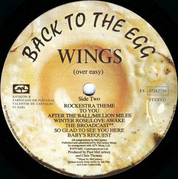 Wings - Back To The Egg | MPL (8E 072 62799) - 4