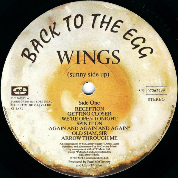 Wings - Back To The Egg | MPL (8E 072 62799) - 3