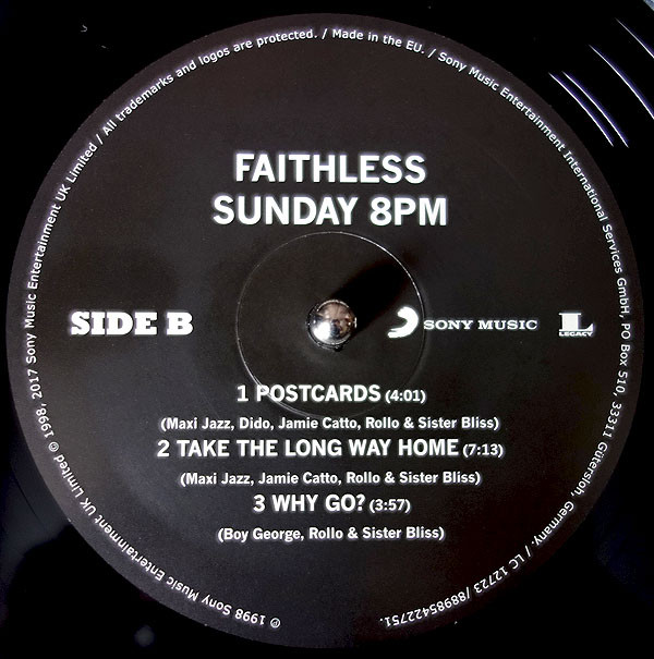 Faithless - Sunday 8PM | Sony Music (88985422751) - 4