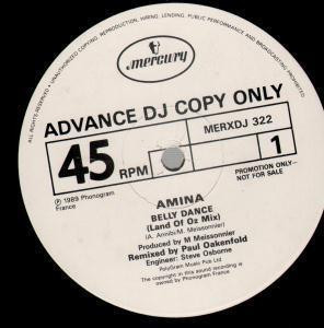Amina - Belly Dance | Mercury (MERXDJ 322) Amina - Belly Dance | Mercury (MERXDJ 322)