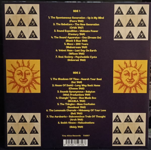 Various - Up In My Mind: 15 Fuzzed Out Acid Tabs From The Lysergic Sixties | Tiny Alice Records (TA007) - 2 Various - Up In My Mind: 15 Fuzzed Out Acid Tabs From The Lysergic Sixties | Tiny Alice Records (TA007) - 2