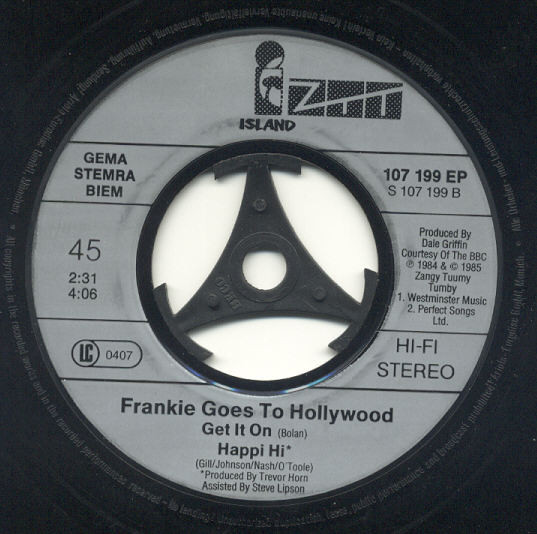 Frankie Goes To Hollywood - Welcome To The Pleasuredome | Island Records (107 199 EP) - 4 Frankie Goes To Hollywood - Welcome To The Pleasuredome | Island Records (107 199 EP) - 4