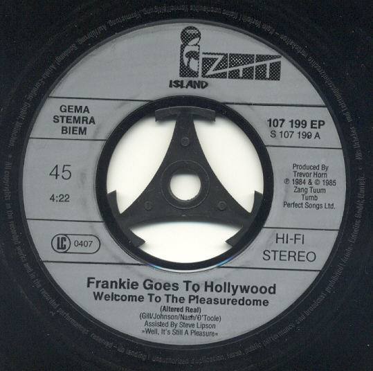 Frankie Goes To Hollywood - Welcome To The Pleasuredome | Island Records (107 199 EP) - 3 Frankie Goes To Hollywood - Welcome To The Pleasuredome | Island Records (107 199 EP) - 3
