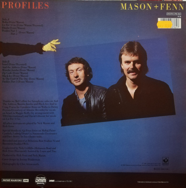 Nick Mason + Rick Fenn - Profiles | Harvest (2403761) - 2 Nick Mason + Rick Fenn - Profiles | Harvest (2403761) - 2