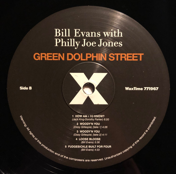 Bill Evans With "Philly" Joe Jones - Green Dolphin Street | WaxTime (771967) - 4