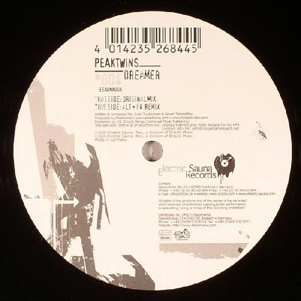 Peaktwins - Dreamer | Electric Sauna Records (*004) - 2 Peaktwins - Dreamer | Electric Sauna Records (*004) - 2