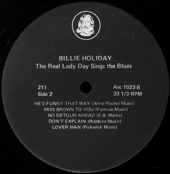 Billie Holiday - The Real "Lady Day" Sings The Blues | Continental Records (211) - 4 Billie Holiday - The Real "Lady Day" Sings The Blues | Continental Records (211) - 4