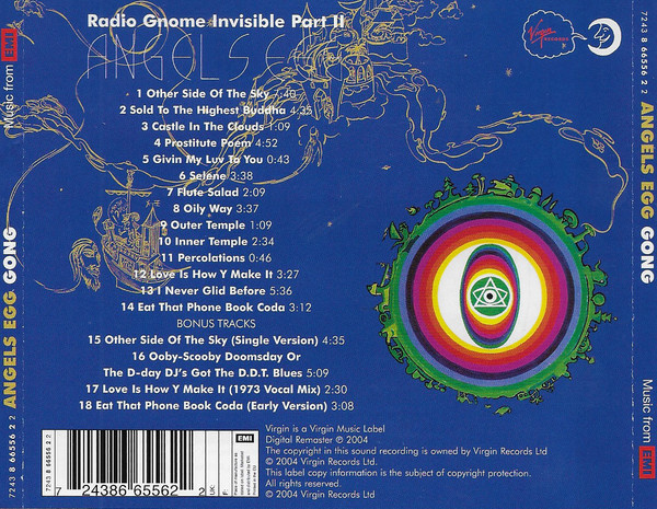 Gong - Angels Egg (Radio Gnome Invisible Part II) | Virgin (7243 8 66556 2 2) - 2