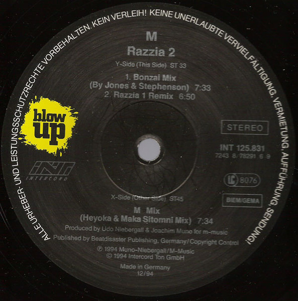 M - Razzia 2 | Blow Up (INT 125.831) - 2