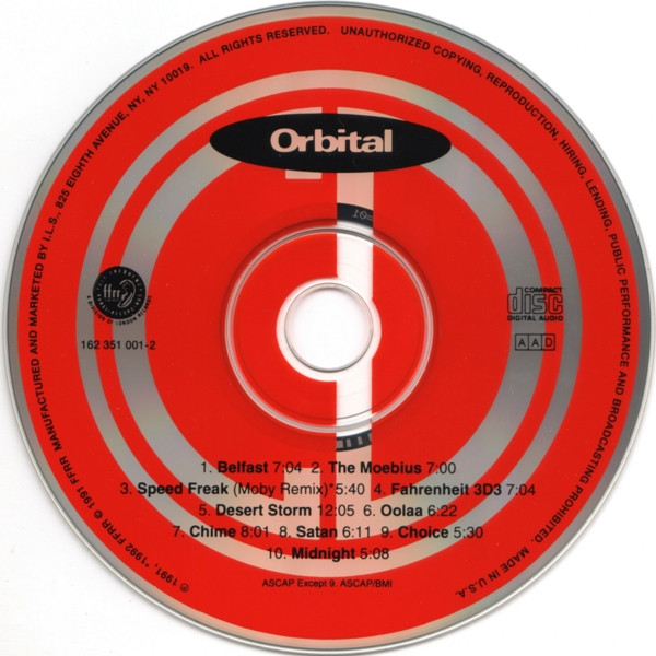 Orbital - Orbital | FFRR (162 351 001-2) - 3 Orbital - Orbital | FFRR (162 351 001-2) - 3