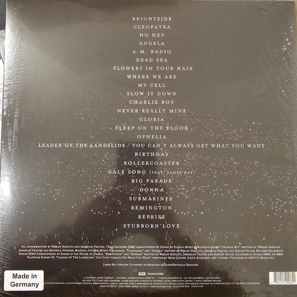 The Lumineers - Live From Wrigley Field | Decca Records, Inc. (552 0062) - 2 The Lumineers - Live From Wrigley Field | Decca Records, Inc. (552 0062) - 2