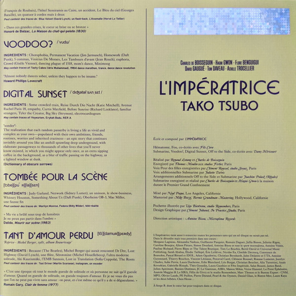L'Impératrice - Tako Tsubo | microqlima (QLIMA025V) - 2