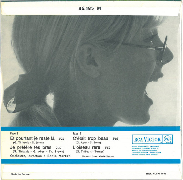 Sylvie Vartan - Et Pourtant Je Reste Là | RCA Victor (86.125) - 2 Sylvie Vartan - Et Pourtant Je Reste Là | RCA Victor (86.125) - 2