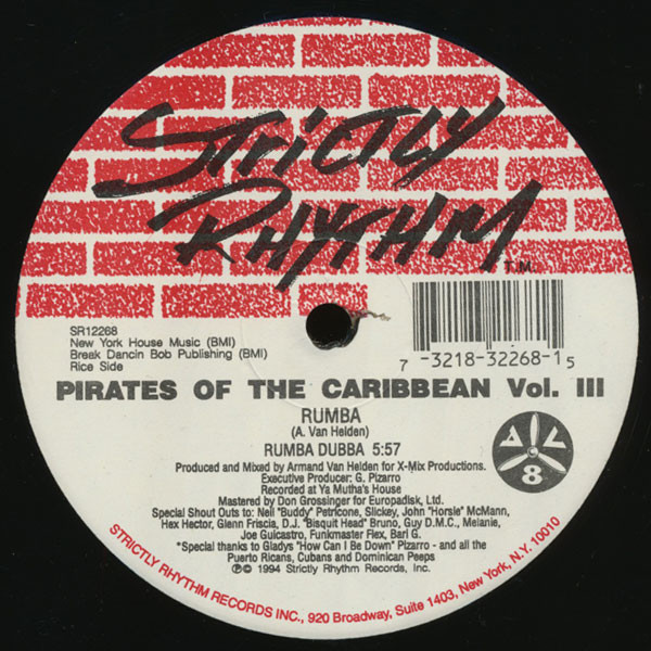 Pirates Of The Caribbean - Vol. III | Strictly Rhythm (SR12268)