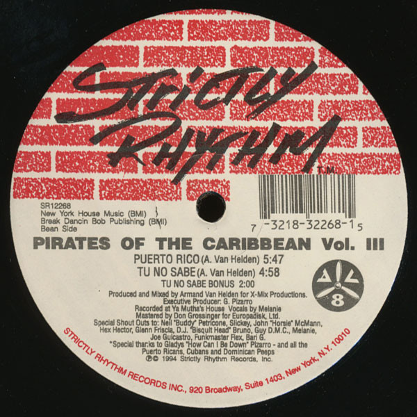 Pirates Of The Caribbean - Vol. III | Strictly Rhythm (SR12268) - 2