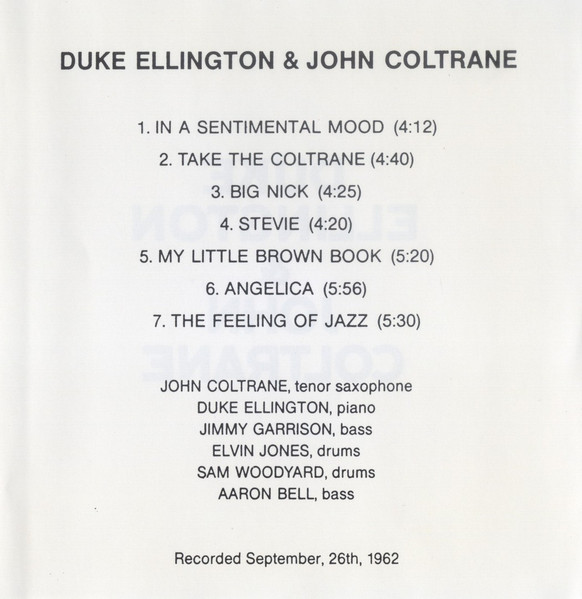 Duke Ellington & John Coltrane - Duke Ellington & John Coltrane | Impulse! (MCAD-39103) - 4