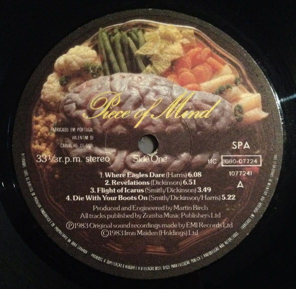 Iron Maiden - Piece Of Mind | EMI (11C 080-07724) - 3