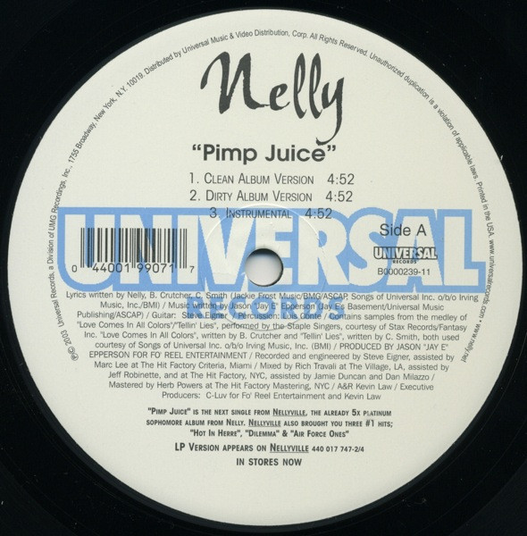 Nelly - Pimp Juice | Universal Records (B0000239-11)